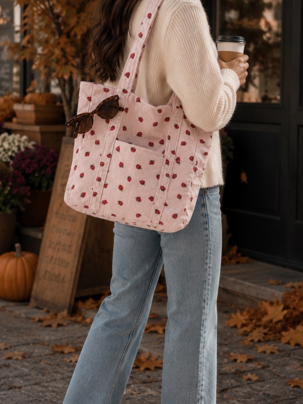 Strawberry Tote Bag -FREE with 50$+ Purchase